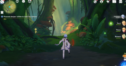 Genshin - Big area underneath the cave