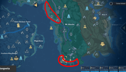 Tower of Fantasy - Scallops Banges Location