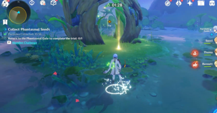 Genshin - Collect Phantasmal Seed Challenge Final Task