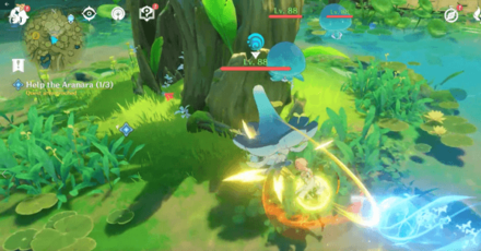 Genshin - Defeat all enemies near the phantasmal gate