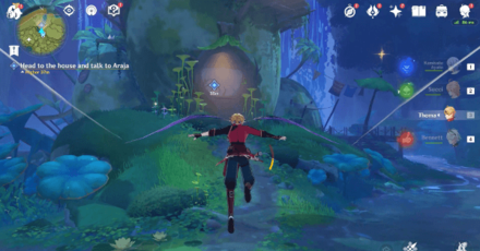 Genshin - Head inside the house and talk to Araja