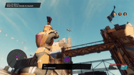 Saints Row - Launch Over the Wall