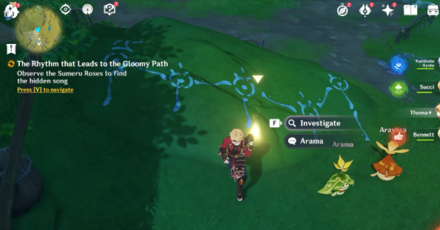 Genshin - Investigate the Sumeru Roses Symbols