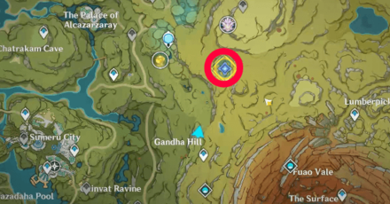 Genshin - Road to the Rhythm of the Gloomy Path location