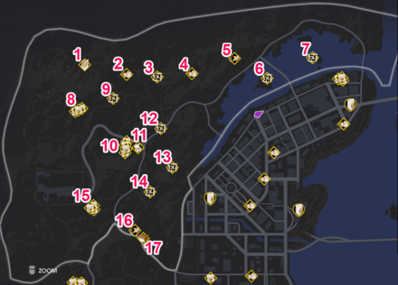 Saints Row - Badlands North Map