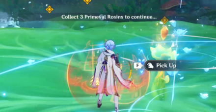Genshin - Collect Primeval Rosin