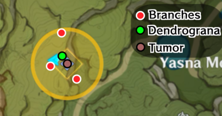 Genshin - Clean up the WIthering Zone locations in the Sprout