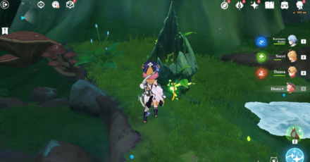 Genshin - Play the Rhythm of the Sprout inside the domain