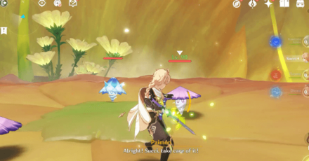 Genshin - Defeat all Fungi enemies to complete the domain