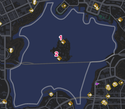 Saints Row - Lake Sabastian Map