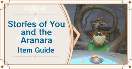 Genshin Impact Stories of You and the Aranara Banner