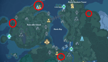 Tower of Fantasy - Balloon Fruit Navia Locations