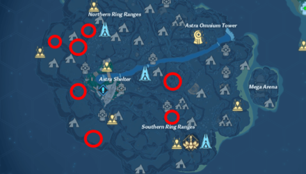 Tower of Fantasy - Balloon Fruit Astra Locations