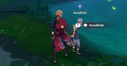 Genshin Impact Gadget Vintage Lyre Location Amadhiah