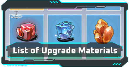 List of Upgrade Materials.png