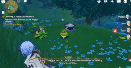 Genshin - Approach the Aranara by the Zaytun Peaches