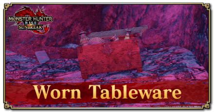 Monster Hunter Rise (MH Rise) - Worn Tableware Banner