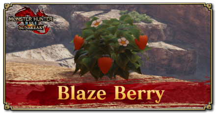 Monster Hunter Rise (MH Rise) - Blaze Berry Banner