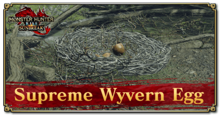 Monster Hunter Rise (MH Rise) - Supreme Wyvern Egg Banner