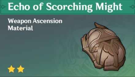 Genshin Impact - How to Get Echo of Scorching Might and Effects
