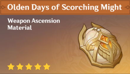 Genshin Impact - How to Get Olden Days of Scorching Might and Effects