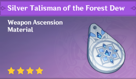 Genshin Impact - How to Get Silver Talisman of the Forest Dew and Effects