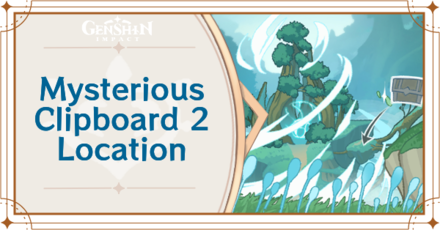 Genshin Impact - Mysterious Clipboard 2 Location and Aranara Painting