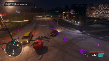 Saints Row - Tow the Sculpture to the Church