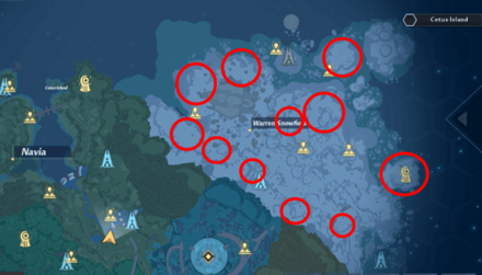 Tower of Fantasy - Snow Lotus Warren Locations