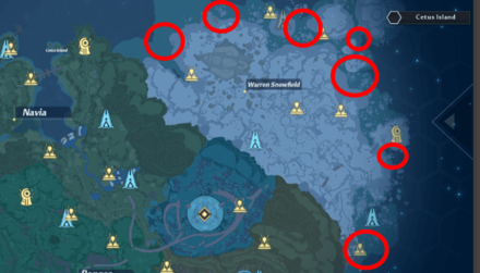 Tower of Fantasy - Lake Bass Warren Locations