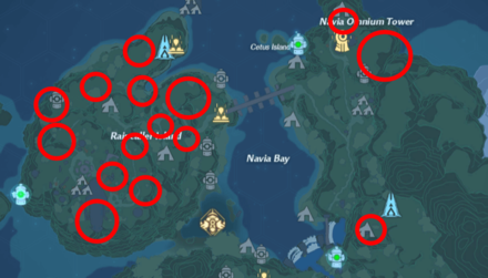 Tower of Fantasy - Brown Rice Navia Locations