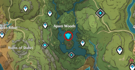 Genshin - Static Views Painting 2 Map Location