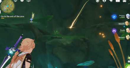 Genshin - Go to the exit of the cave