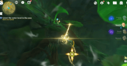 Genshin - Keep tethering to Four-Leaf Sigils