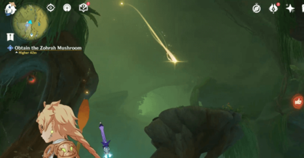 Genshin - Obtain the Zohrah Mushroom