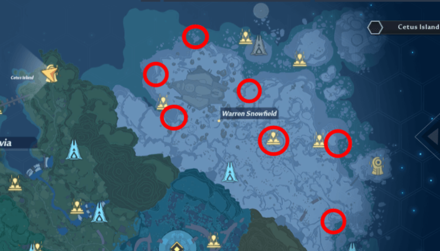 Tower of Fantasy - Caterpillar Fungus Warren Locations