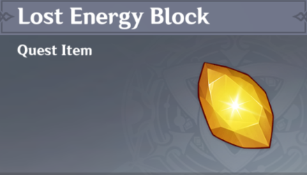 Genshin Impact - How to Get Lost Energy Block and Effects