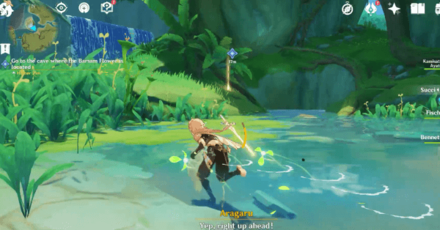 Genshin - Go to the cave where the Barsam Flower is