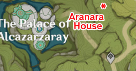 Genshin - Courage is in the Heart - Aranara House Location