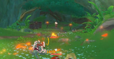 Genshin - Courage is in the Heart - Find Arashakun in the cave