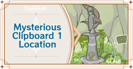 Genshin Impact - Mysterious Clipboard 1 Location and Aranara Painting
