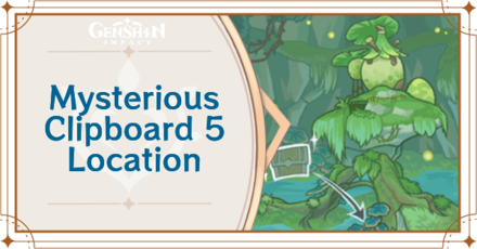 Genshin Impact - Mysterious Clipboard 5 Location and Aranara Painting