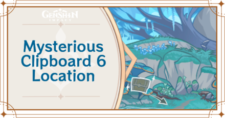 Genshin Impact - Mysterious Clipboard 6 Location and Aranara Painting