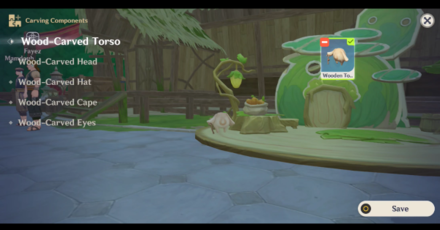 Genshin - Select a Torso to Place First