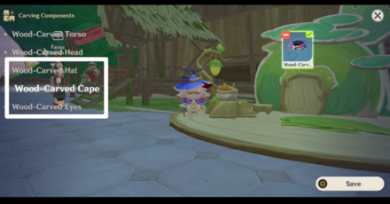 Genshin - Decorate with Eyes, Hat, and Cape