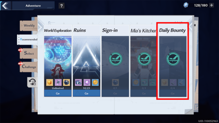 Tower of Fantasy - Do Daily Bounties