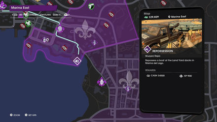 Saints Row - Marina East Map