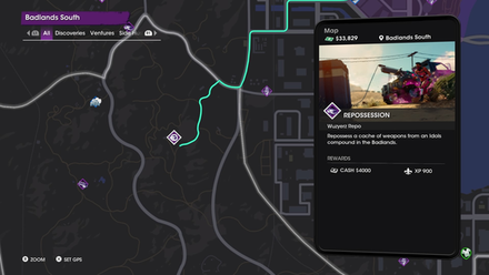 Saints Row - Badlands South Map