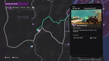 Saints Row - Badlands North Map