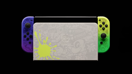 Splatoon 3 Special Edition NIntendo Switch OLED Model.png